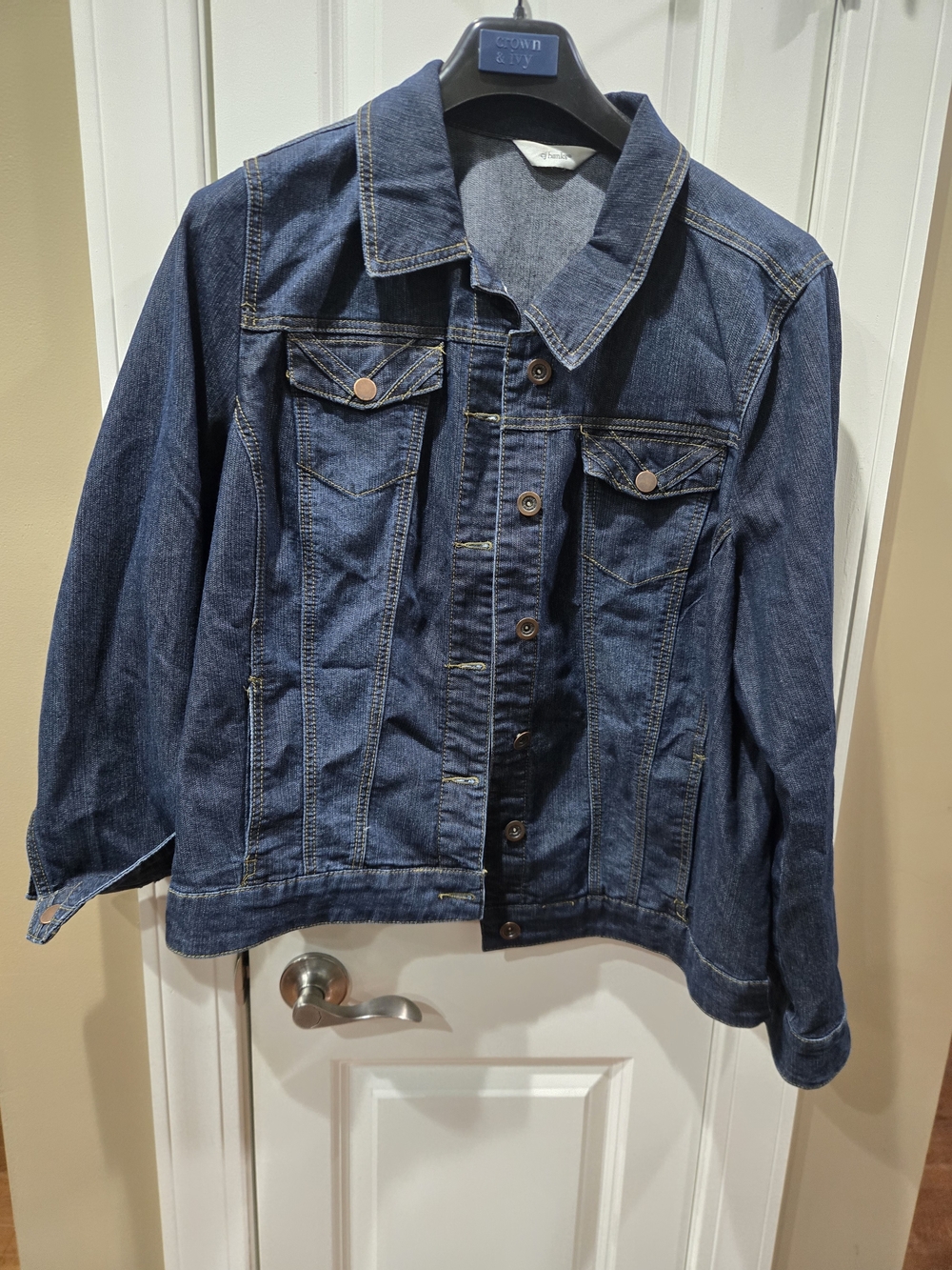 CJ Banks Dark Blue Denim Jacket